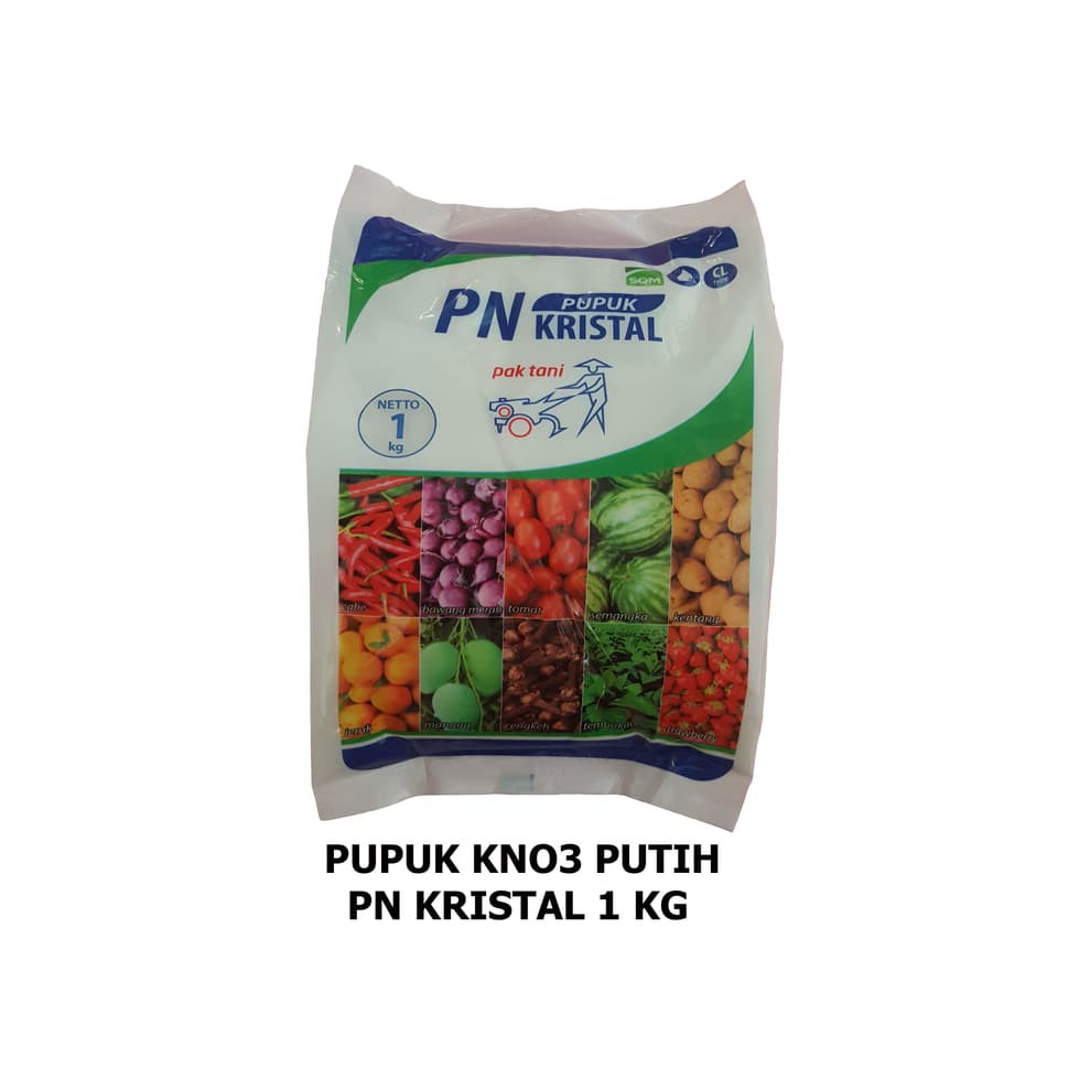 Pupuk PN Kristal KNO3 putih 1Kg