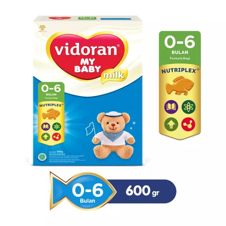 

Vidoran My Baby Milk 0-6 Bulan 600gr