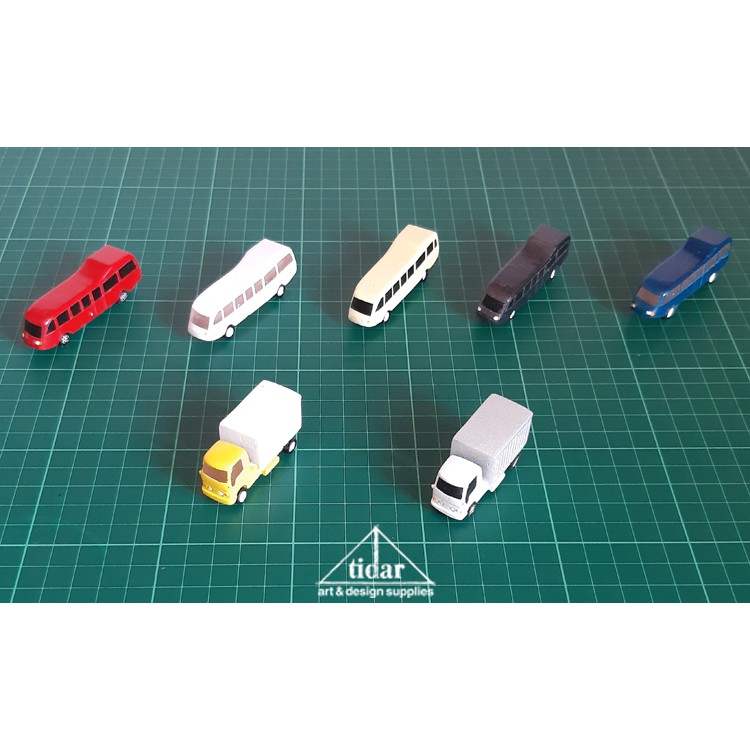 Miniatur Mobil Box / Maket Bus / Bis / Truck / Truk Skala 1:100
