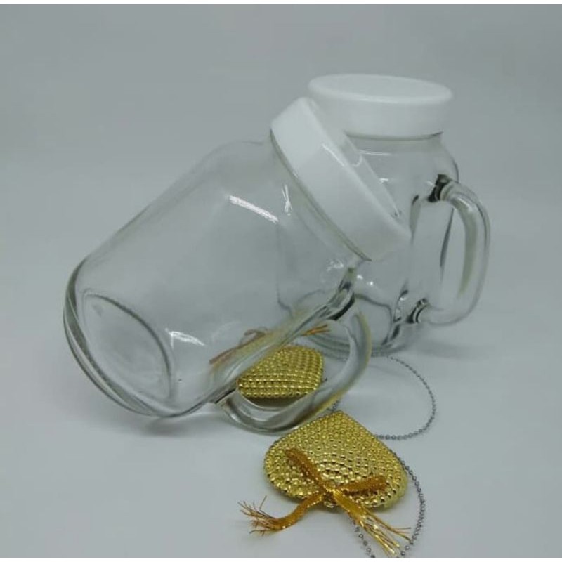 Gelas Drink Jar Kaca Mug DJ-300C