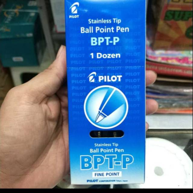 

PULPEN/ BOLPOIN PILOT BPT-P ISI 12 FINE POINT STAINLESS