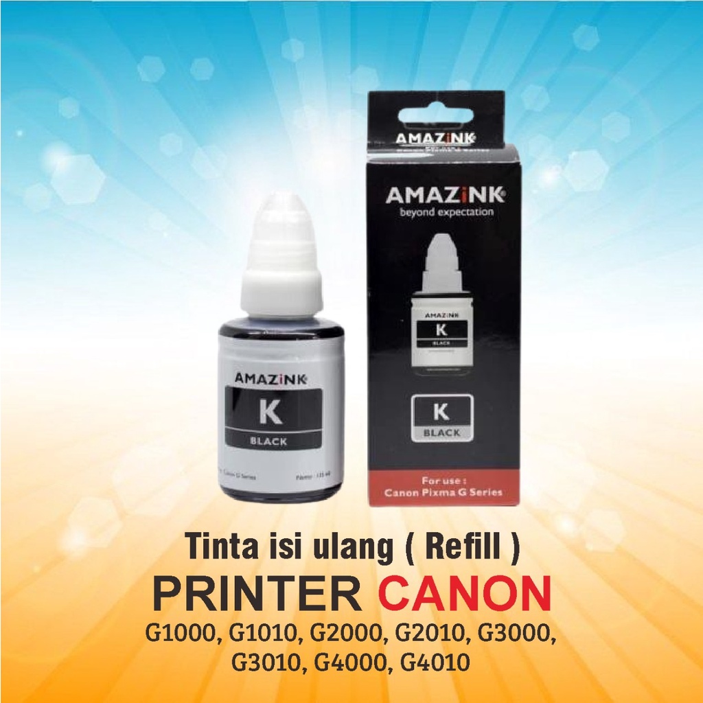 Jual Tinta Printer untuk Printer Canon G1000, G1010, G2000 G2010 G3000