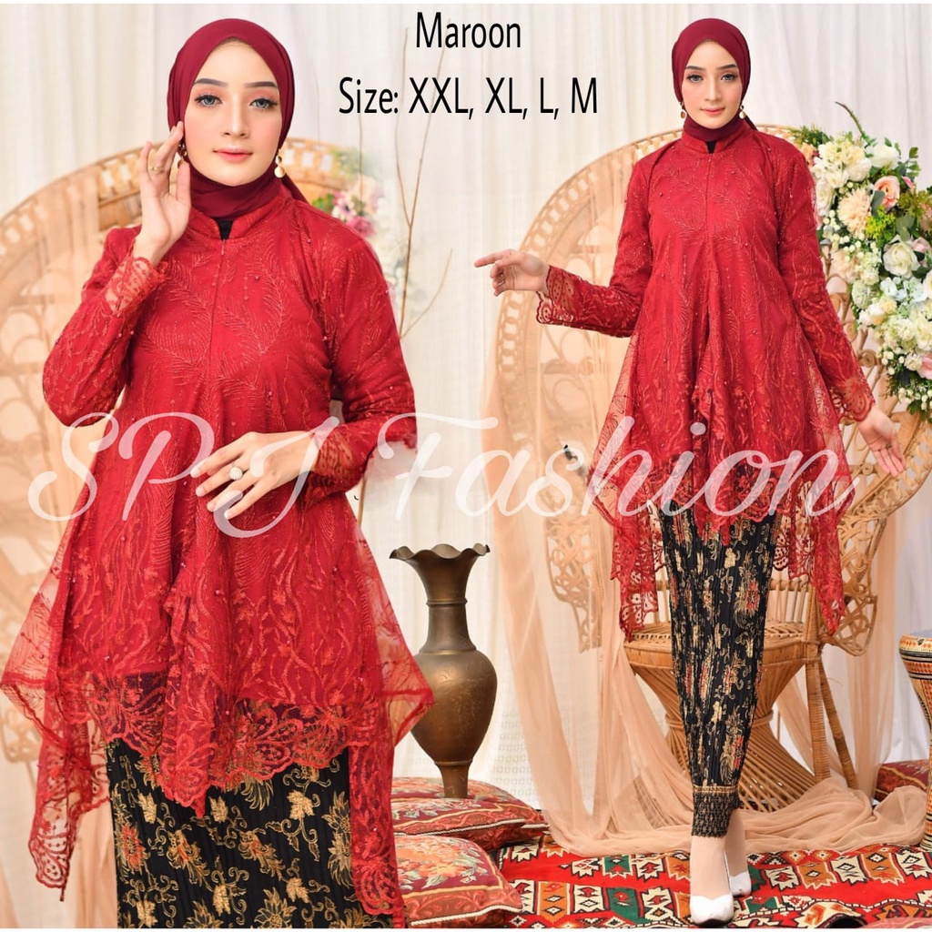 launching Set Kebaya BUSUI/Kebaya BUSUI Modern/Kebaya Tunik Tulle/kebya pesta /kebaya wisuda/kebaya modern