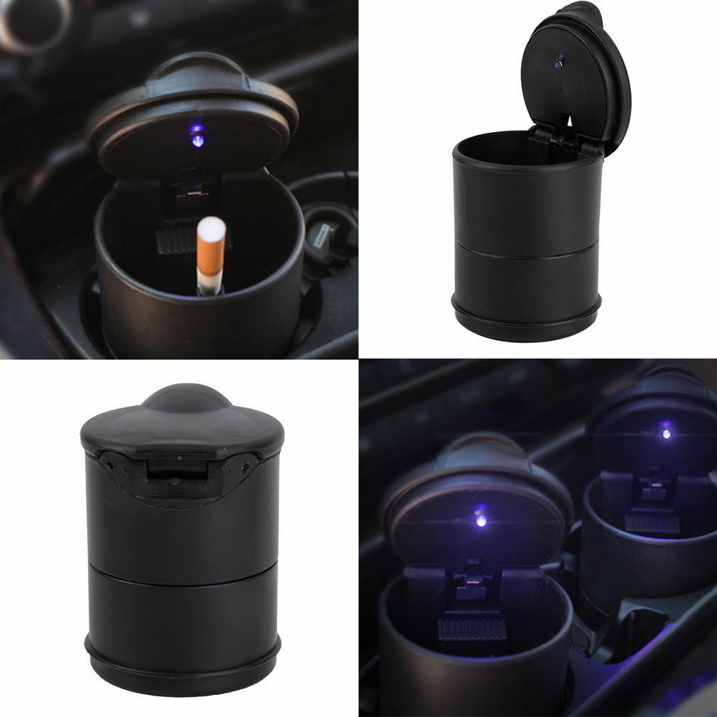 LED Car Ashtray Asbak Mobil Cup Holder LED High Quality