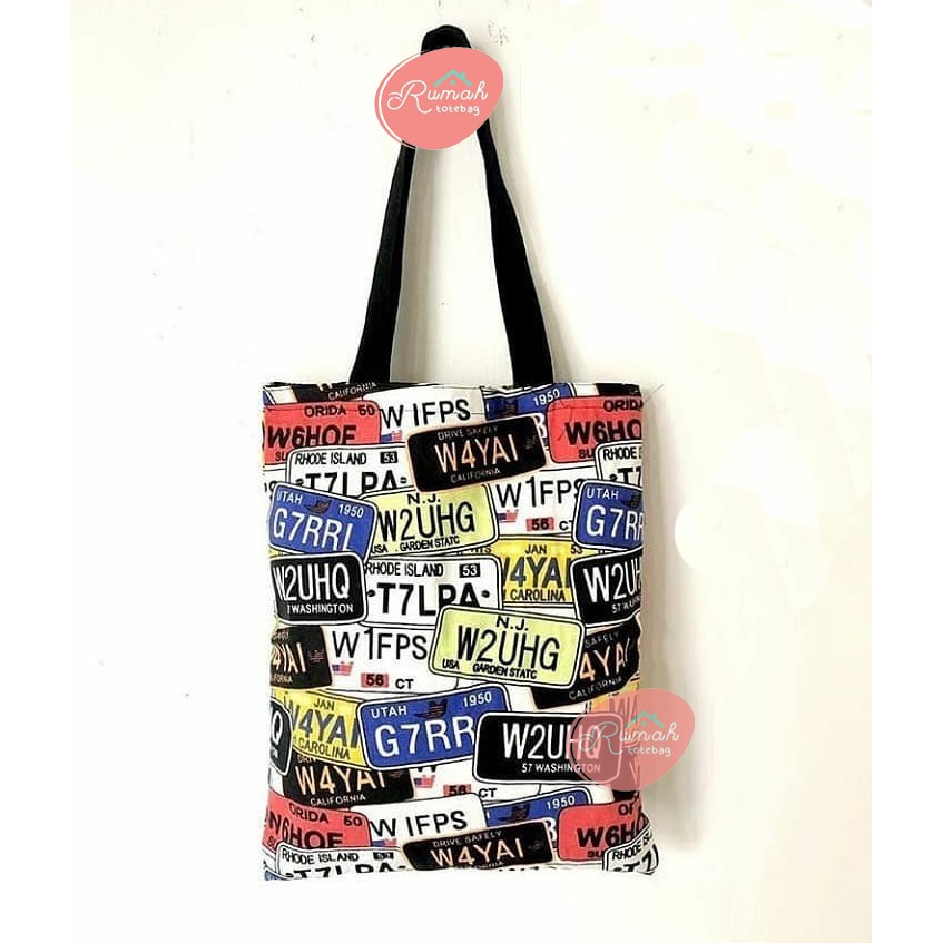 Totebag Kanvas Tebal/ Tas Kanvas / Tote bag Kanvas Tebal