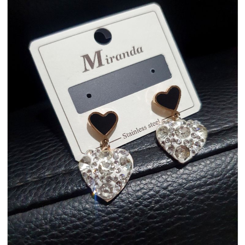 Anting Titanium Stainless steel ori anti karat Earring rosegold Premium Quality M03