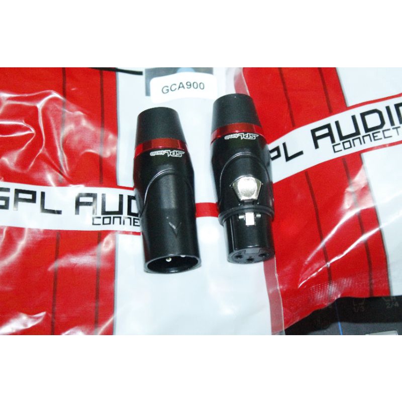 Socket Jack Canon XLR Male Female Sepasang Merk SPL AUDIO Original Tipe GCA 800 GCA 900
