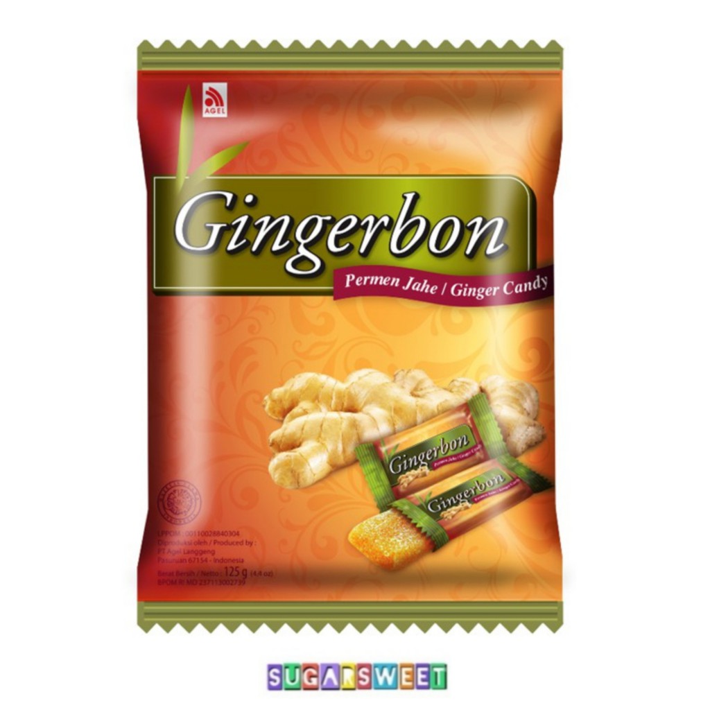 

Gingerbon Original Permen Jahe Empuk 125 gr isi 31 pcs