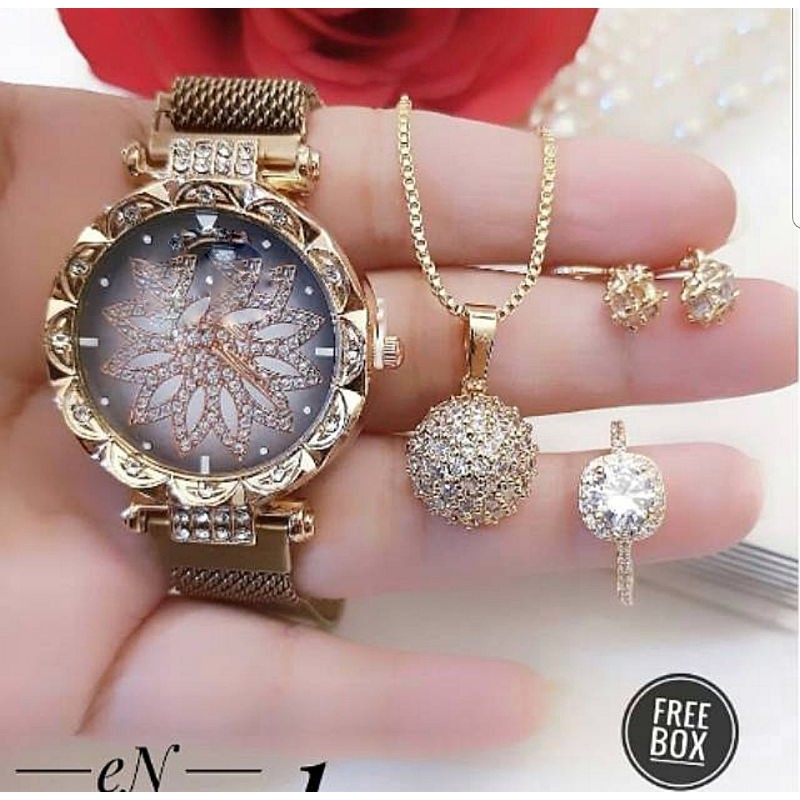 Xuping set perhiasan dan jam tangan 3113g