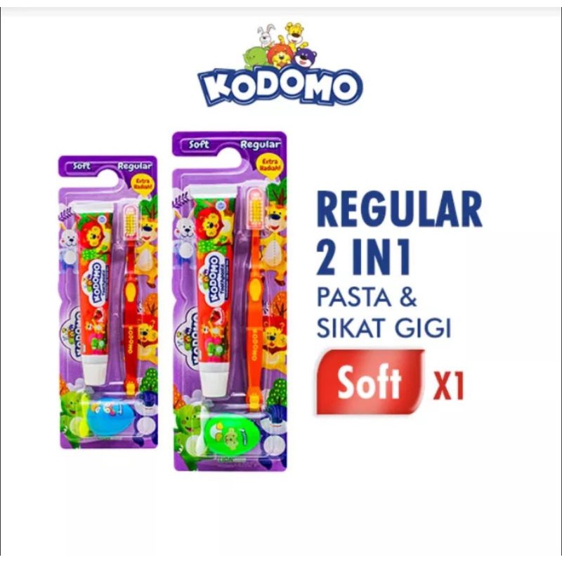 KODOMO PASTA GIGI + SIKAT EXTRA GIFT 1PC