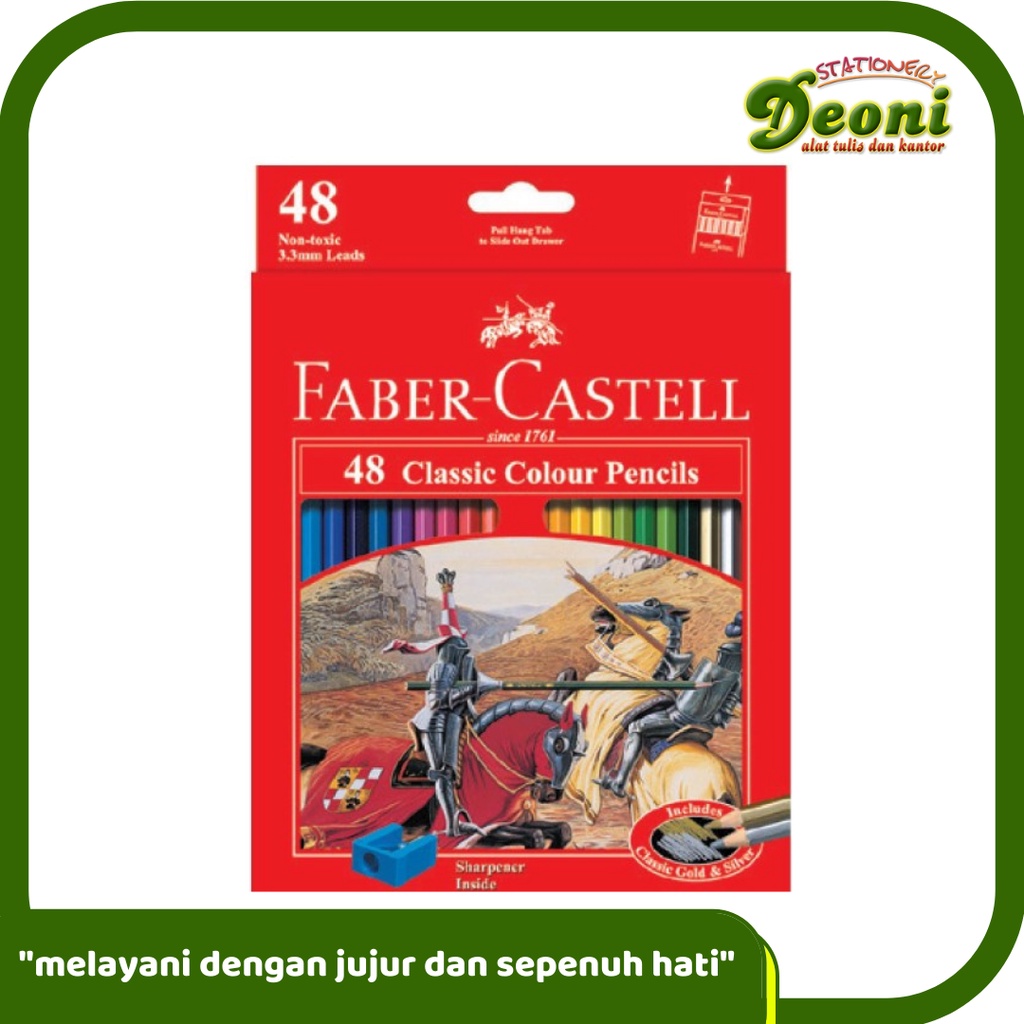 

FABER-CASTELL Classic Colour Pencil 48 Warna