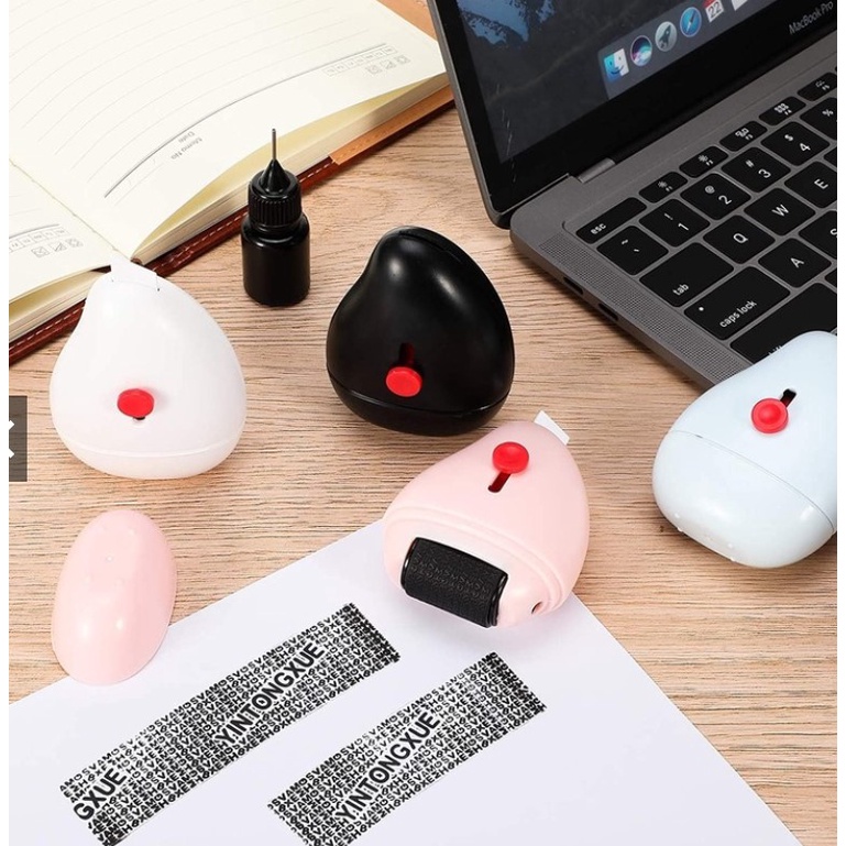 

Stamp Roller Refill Stempel Resi Penghapus Alamat - heart