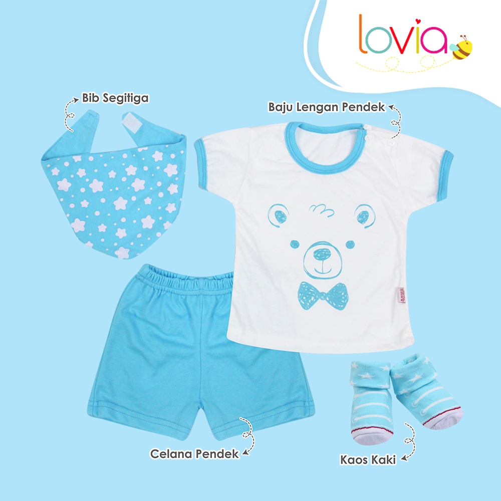 Kiddy Baju Set Bayi  / Baby Set Bayi / Kado Lahiran Lengkap Lucu /  Gift Set Cute Bunny / 10011