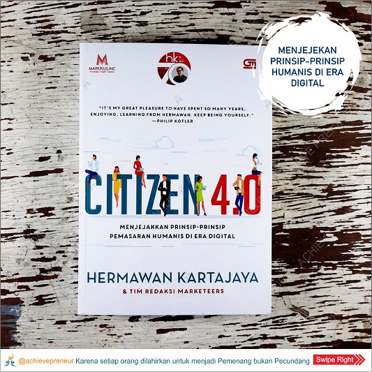 

Buku Citizen 4.0 - Hermawan Kartajaya, Tim Redaksi Marketeers
