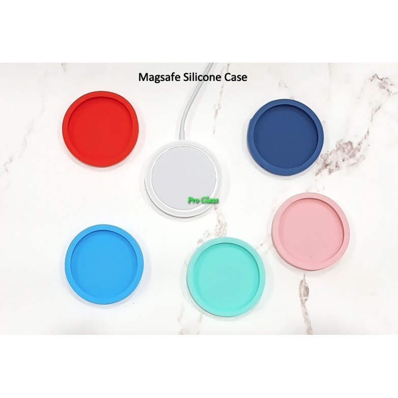 Wireless Pad Charger Soft Rubber Silicone Case Cover For MagSafe