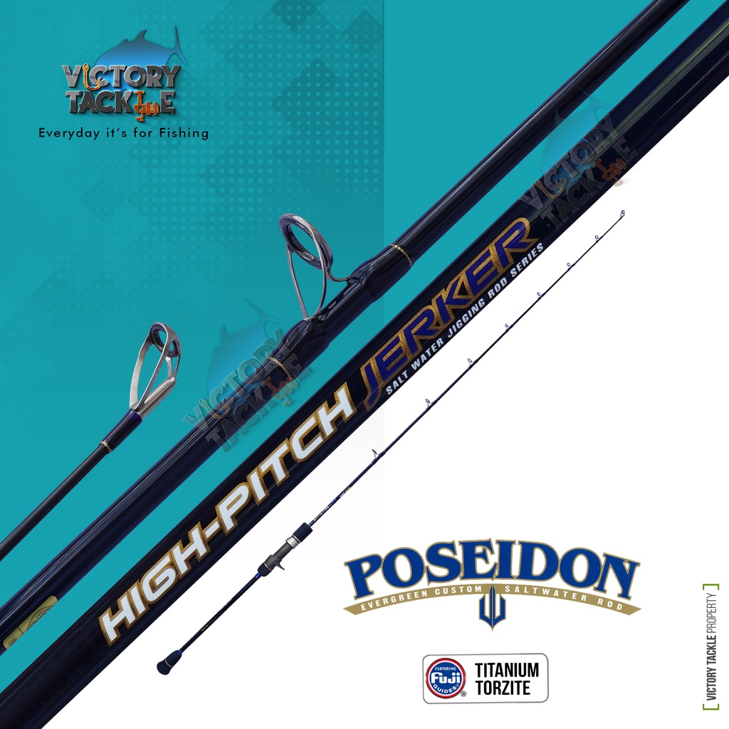 JORAN PANCING POSEIDON HIGH PITCH JERKER 504 PHPJ SALT WATER JIGGING ROD SERIES