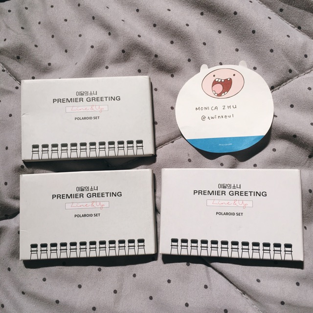 LOONA LINE & UP POLAROID BOX ONLY