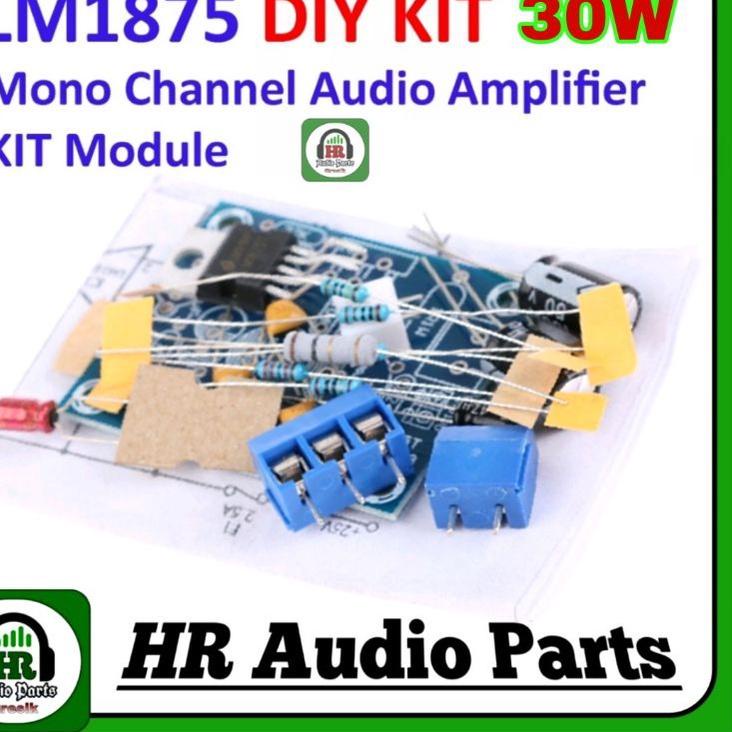 Sudah READY.. LM1875T mono 30W amplifier board speaker power amplifier PCB DIY kit LM1875 .