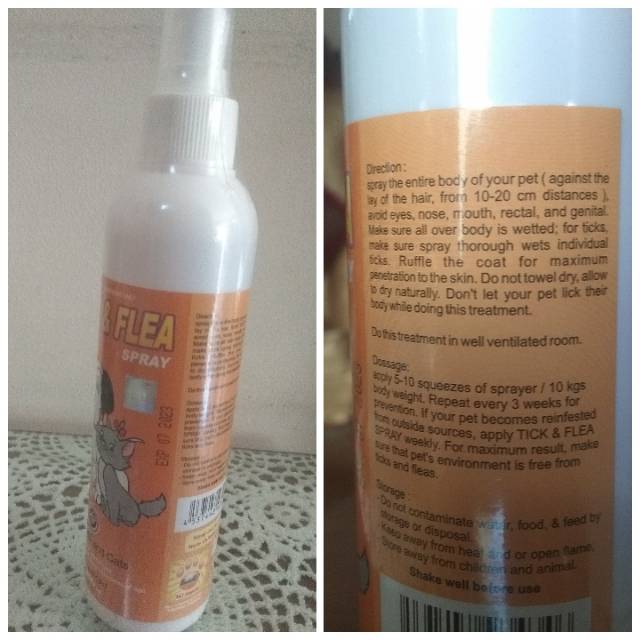 Tick &amp; Flea spray obat kutu semprot anjing kucing 200 ml Raid All 200ml