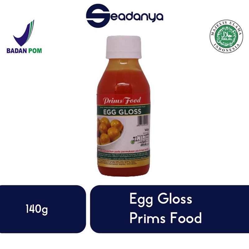 

Egg Gloss Pengganti Kuning Telur - Oles Kue Kemasan 140 ml