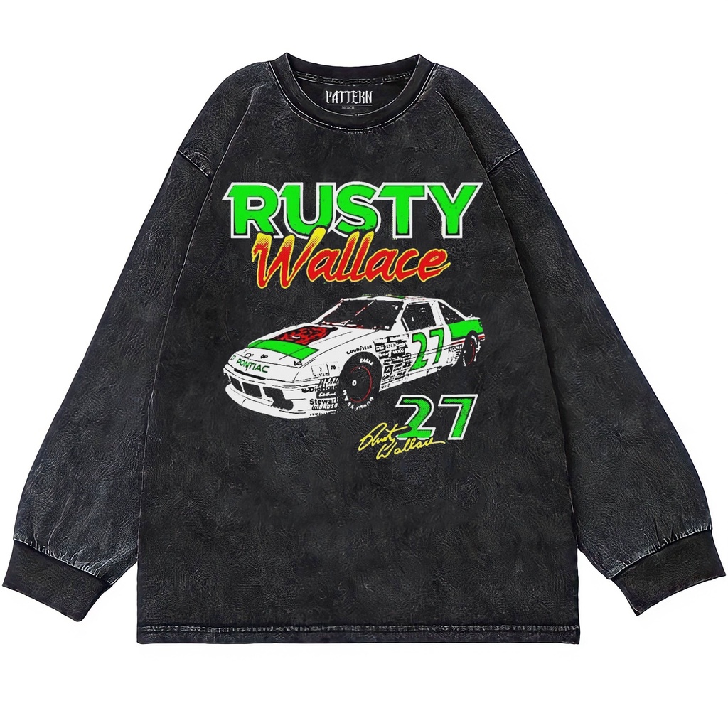 KAOS OVERSIZE | OVERSIZE LONGSLEEVE | T-SHIRT OVERSIZE | WASHING | KAOS NASCAR RUSTY WALLACE VINTAGE