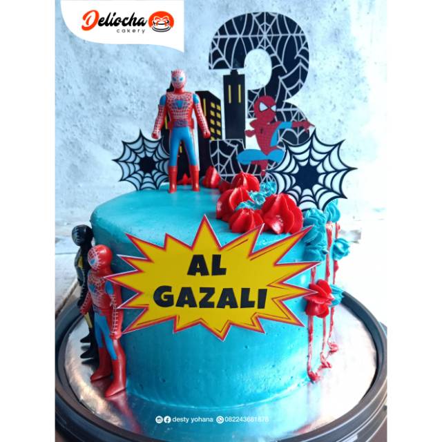 

Kue tart surabaya spiderman