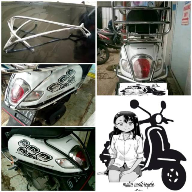 Lis body crasbar scoopy 2017 2018