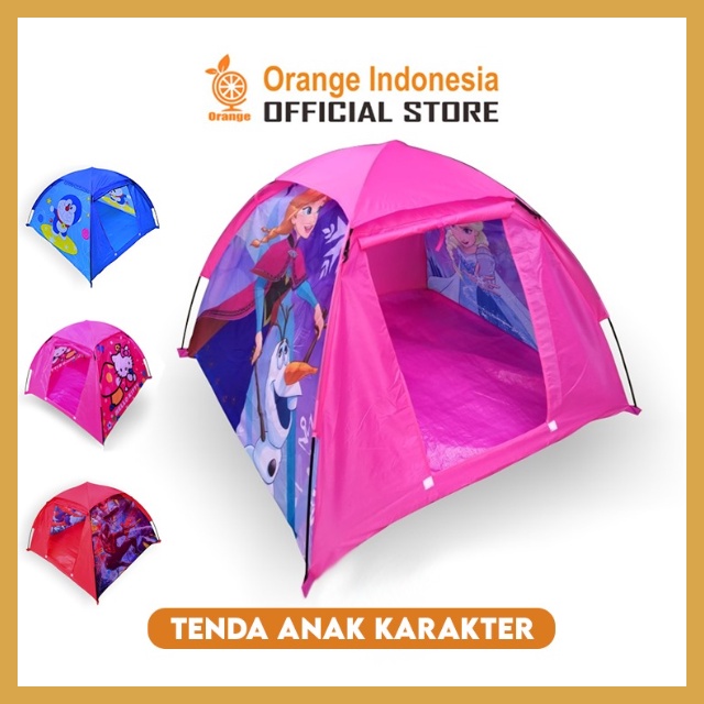 Tenda Anak Tenda Mainan Anak Karakter Motif Hello Kitty Frozen Spiderman Tenda Camping Indoor Outdoor Anak Goshop88