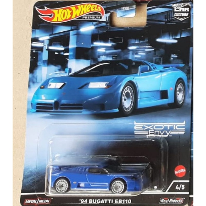 Hotwheels Exotic Envy '94 Bugatti EB110