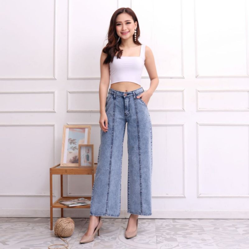 FWR - RIBKA KULOT JEANS WANITA