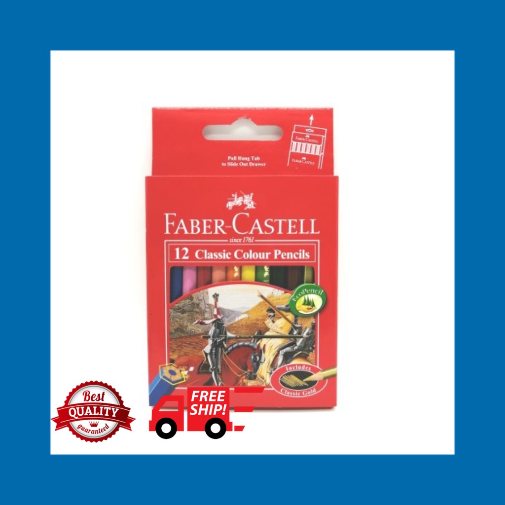 

PENSIL WARNA 12S FABER CASTEL PENDEK CLASSIC 115851