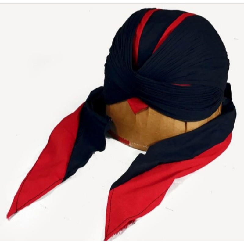 Blangkon Sliwir Blangkon Jawa Hitam Kombinasi Merah