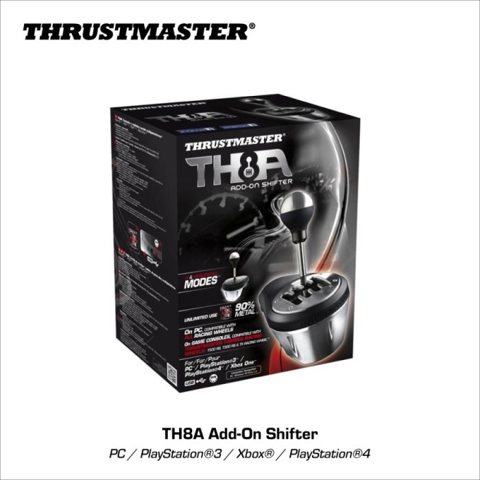 Thrustmaster TH8A Shifter Add-On PS3 PS4 PC Xbox One