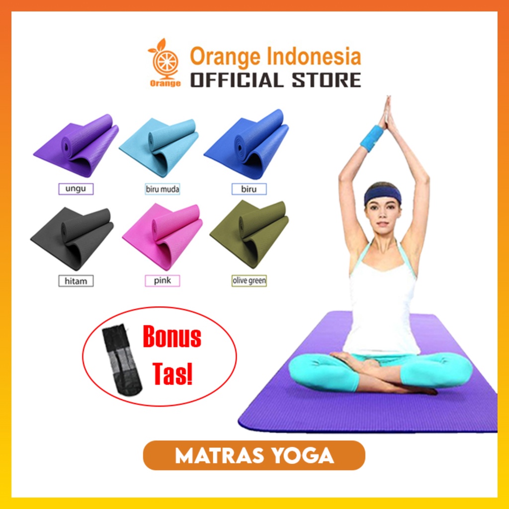 Matras yoga anti slip free Tas matras yoga murah matras kesehatan yoga Matras yoga anti slip free Tas matras yoga murah matras kesehatan yoga ukuran 171cm x 63 cm WHFURNITURE