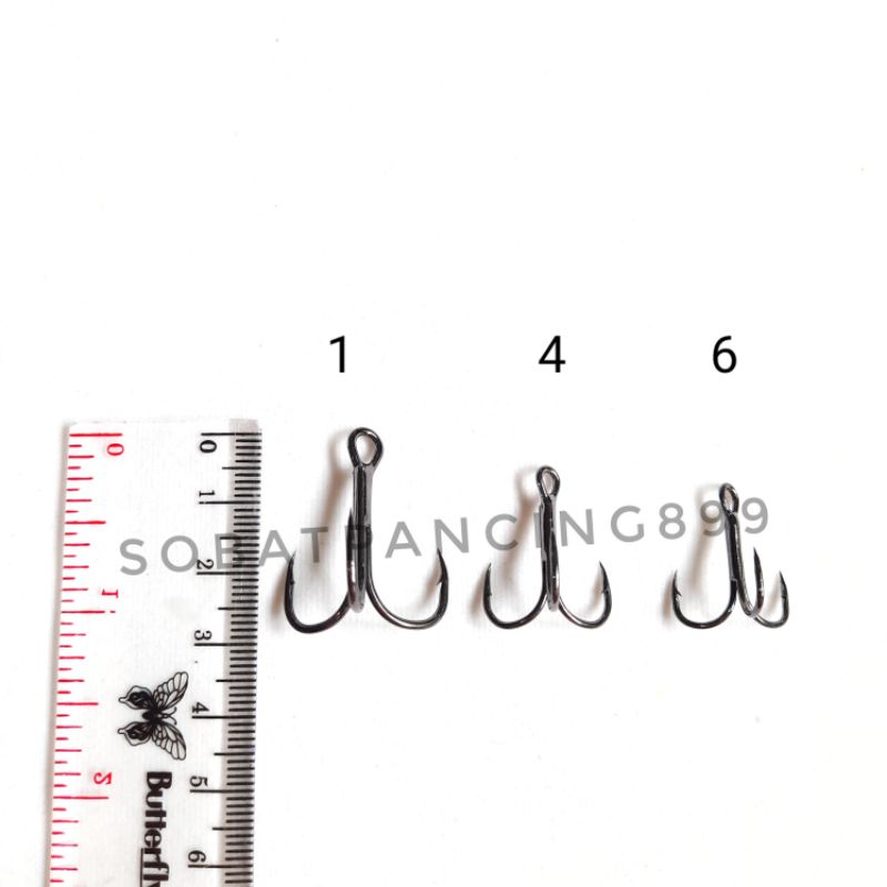 mata pancing trible hook kenzi no 1 2 4 dan 6 ECERAN