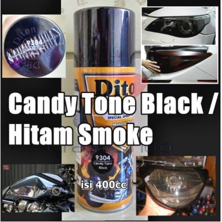 Paket Hemat 9304 Candy Tone Black Cat Smoke Pilox Diton Premium Warna Hitam Transparan 400cc pylox