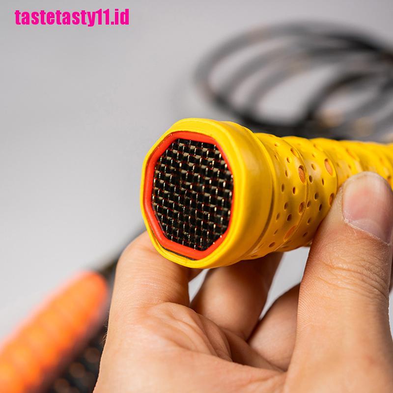 【TTID】Durability Double-color Perforated Keel Hand Glue Tennis Grip Badminton R