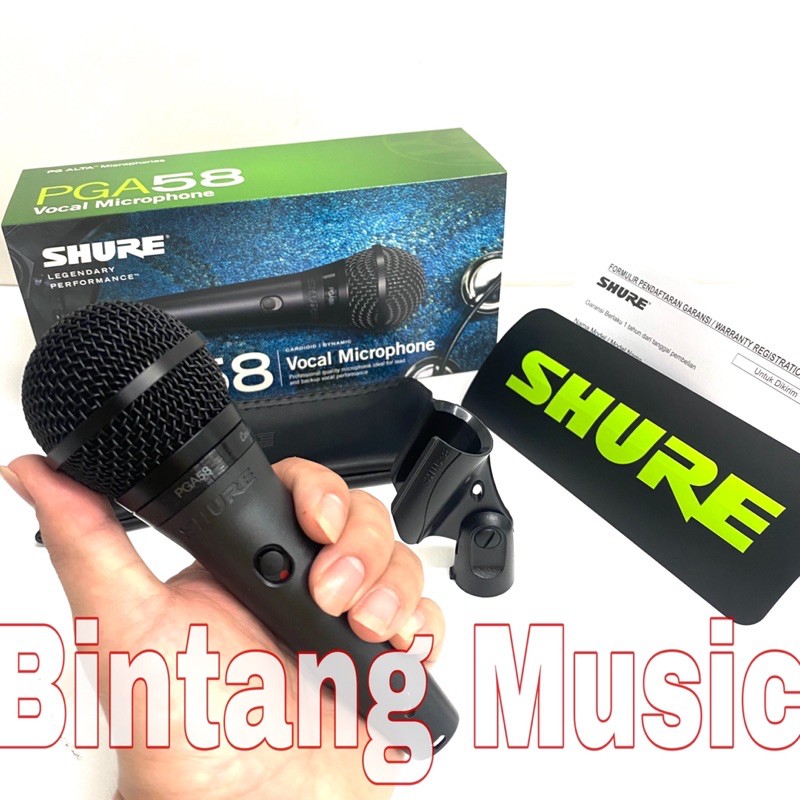 Mic kabel Shure PGA 58 original shure PGA58