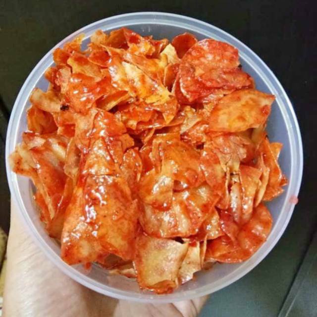 

KRIPIK-KRIUK SINGKONG PEDESS