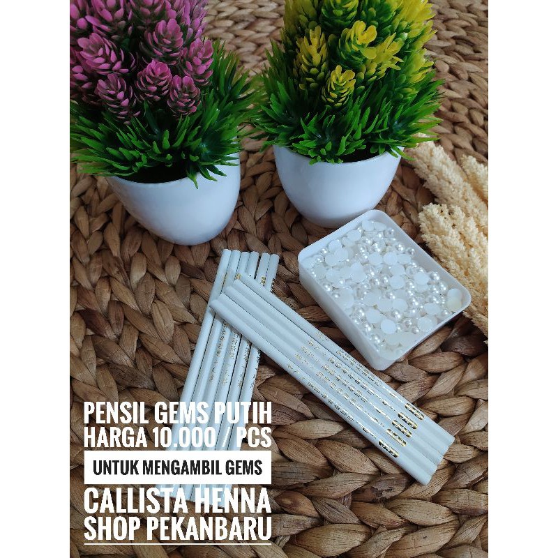 

PENSIL GEMS PUTIH BEST SELLER