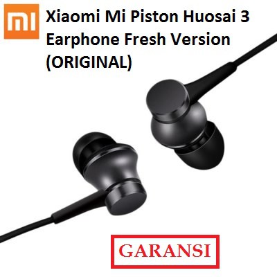 (ORIGINAL) Xiaomi Mi Piston Huosai 3 Earphone Fresh Version