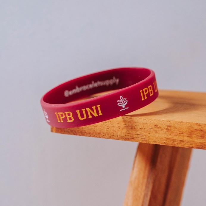 IPB UNI - Maroon - University wristband by Embracelet