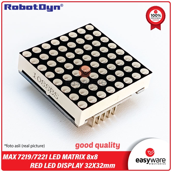 RobotDyn MAX 7219 MAX 7221 LED Matrix 8x8 32x32mm Dot Matrix