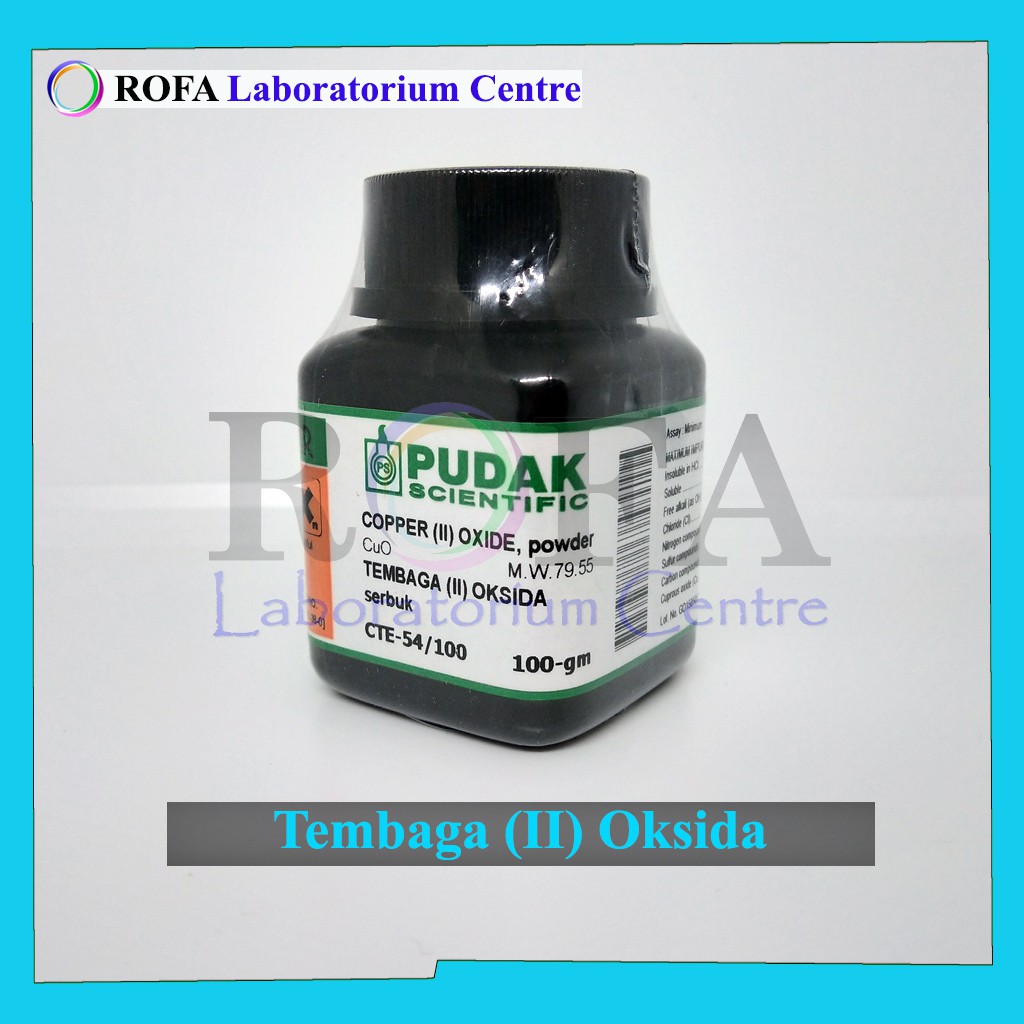 Tembaga Ii Oksida Copper Ii Oxide Cuo 500 Gram Shopee Indonesia