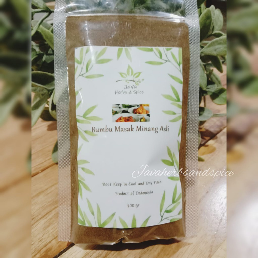 

Bumbu Masak Minang Asli 100gr / Rempah / Bumbu Dapur / Java Herbs & Spice