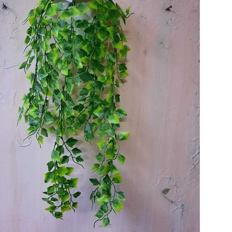 DAUN JUNTAI PLASTIK daun julur bunga juntai plastik daun julur