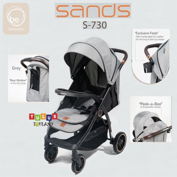 Babyelle SANDS S730 stroller smartphone holder kereta bayi lipat satu tangan baby elle sand s 730