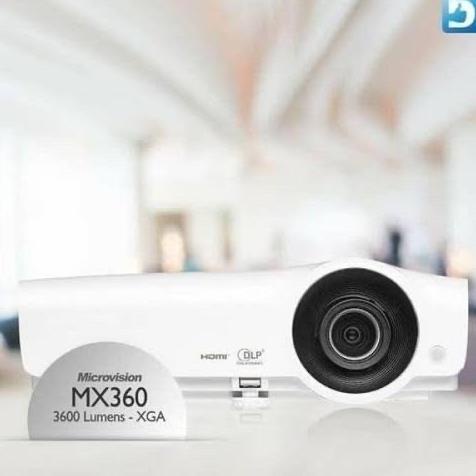 Proyektor Projector Microvision MX360 3600lumens dual hdmi Termurah