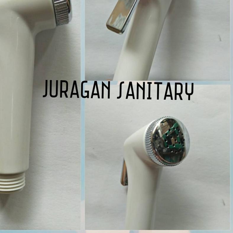 ☼ Kepala Jet 23 / Kepala Semprotan Closet model TOTO putih ☟