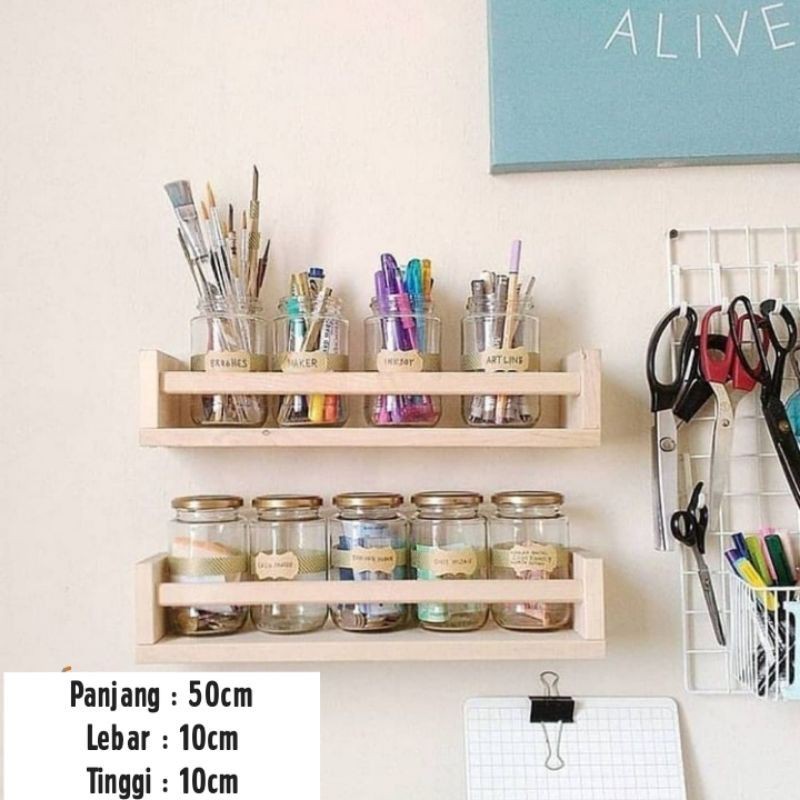 RAK BUMBU KAYU rak dapur botol-3